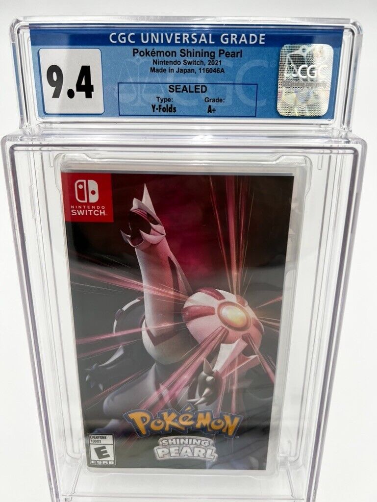 Pokemon Shining Pearl Nintendo Switch NEW SEALED GRADED CGC 9.4 VIDEO GAME WATA