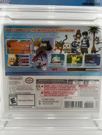 Pokémon Moon Nintendo 3DS  NEW SEALED GRADED CGC 9.6 VIDEO GAME