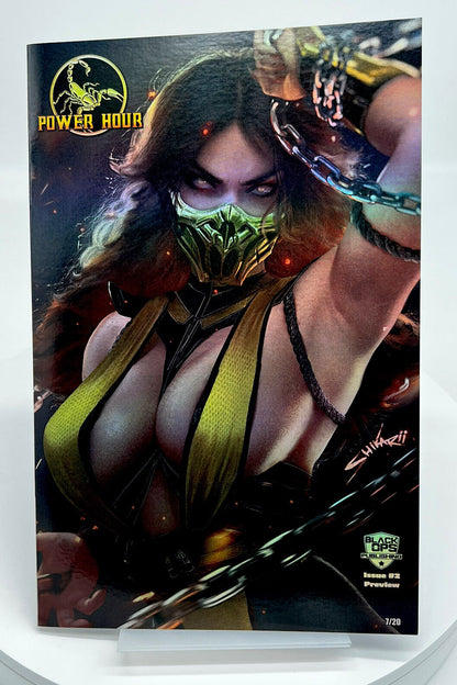 Power Hour Scorpiona Shikarii Preview FOIL Limited Edition #7/20 Mortal Kombat