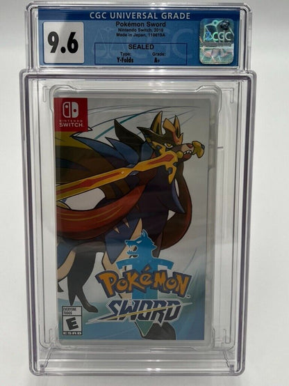 Pokemon Sword Nintendo Switch SEALED GRADED CGC 9.6 NEW VIDEO GAME