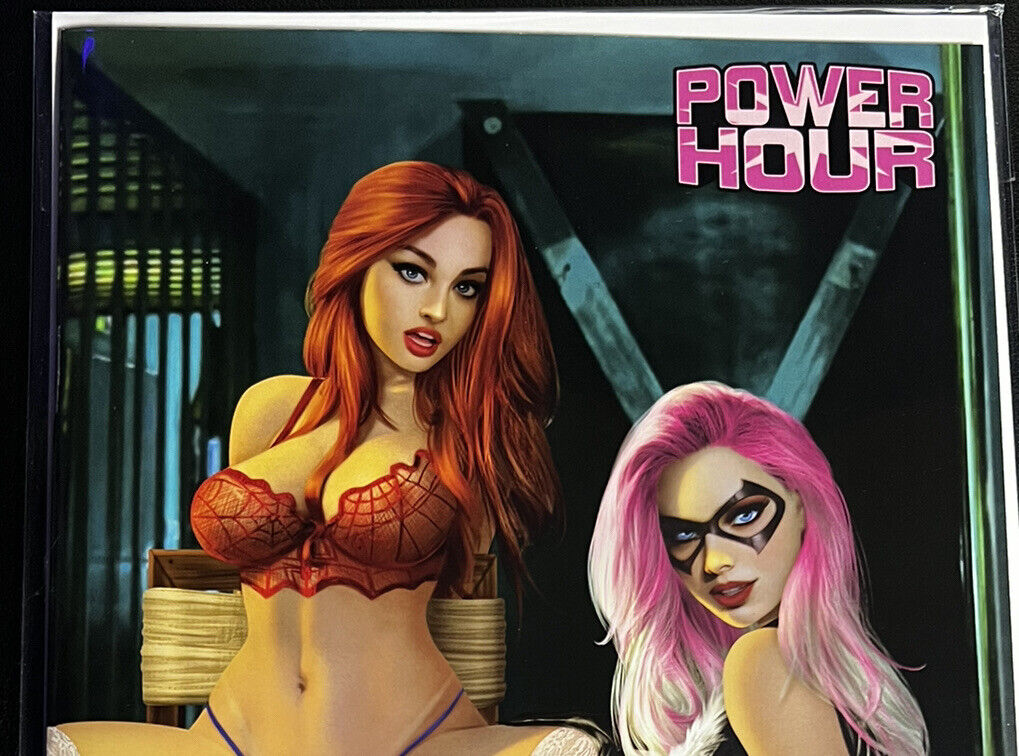 Power Hour #1 MJ Prisoner Cosplay Sidney Augusto Trade Dressl LIMITED 225 COPIES