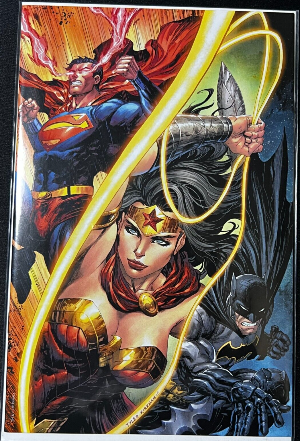 Justice League #1 WONDER WOMAN Tyler Kirkham VIRGIN BATMAN SUPERMAN DC COMICS