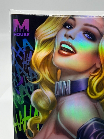 M House Harley Quinn Virgin Foil Limited Edition 20 Hardlee Thinn Melinda's