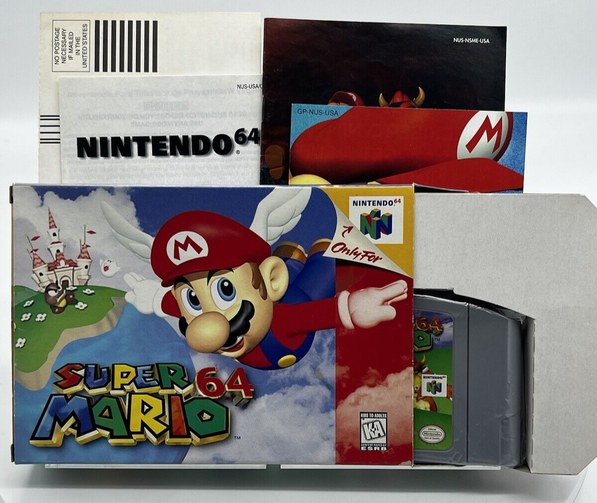 Super Mario 64 Nintendo 64 N64 Complete In Box CIB VIDEO GAME EXCELLENT CLEAN