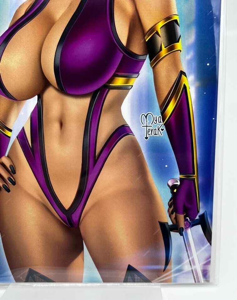 Totally Rad Mortal Kombat Jade MYA MILEENA Virgin LIMITED EDITION 20 COPIES