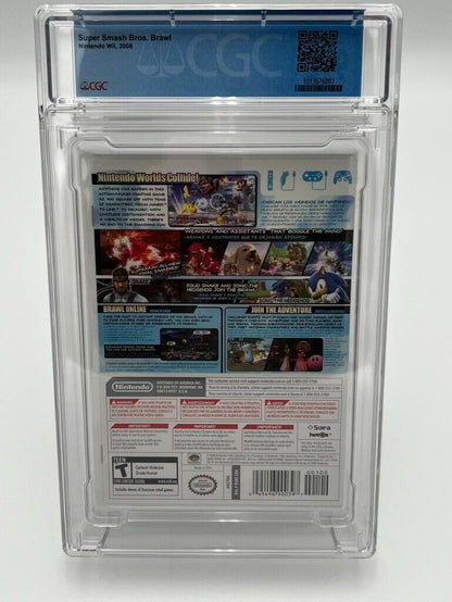 Super Smash Bros. Brawl Nintendo Wii SEALED GRADED CGC 9.2 VIDEO GAME WATA