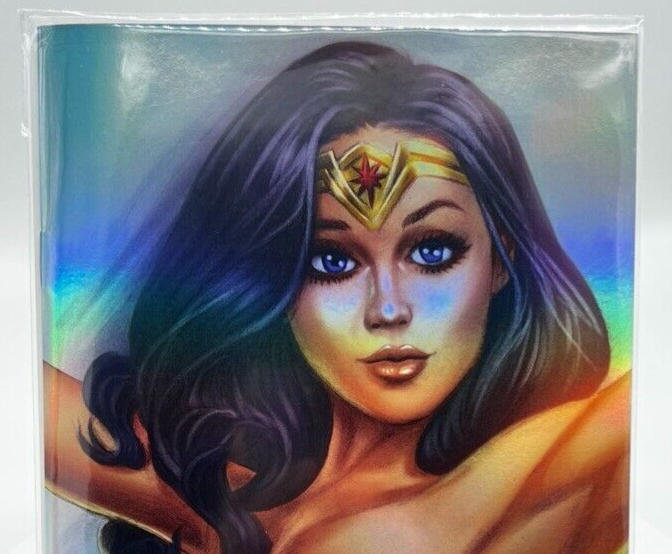 M House Wonder Woman Alfret Le Foil Virgin LIMITED EDITION 20 COPIES MELINDAS