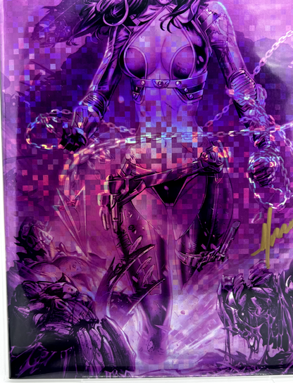 PREY FOR THE SINNER #2 EBAS VIRGIN FOIL LIMITED EDITION #19/35 COPIES SIGNED