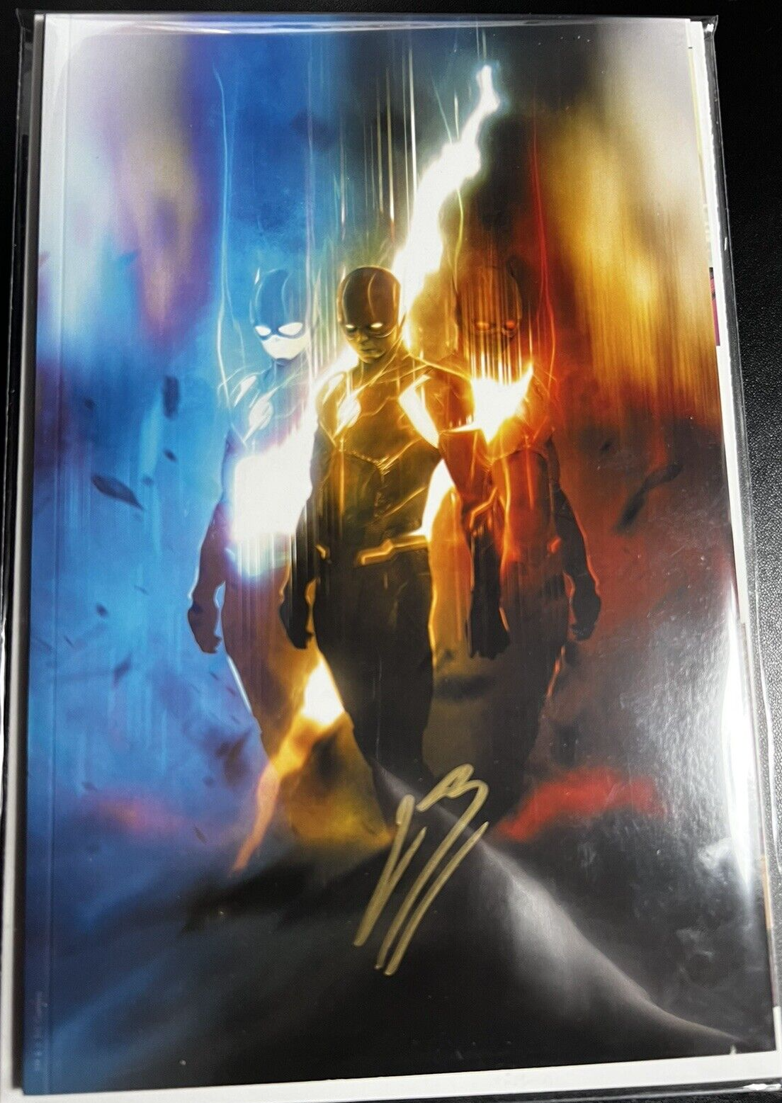 The Flash #750 Bosslogic VIRGIN SIGNED COA! LIMITED EDITION 1000 COPIES