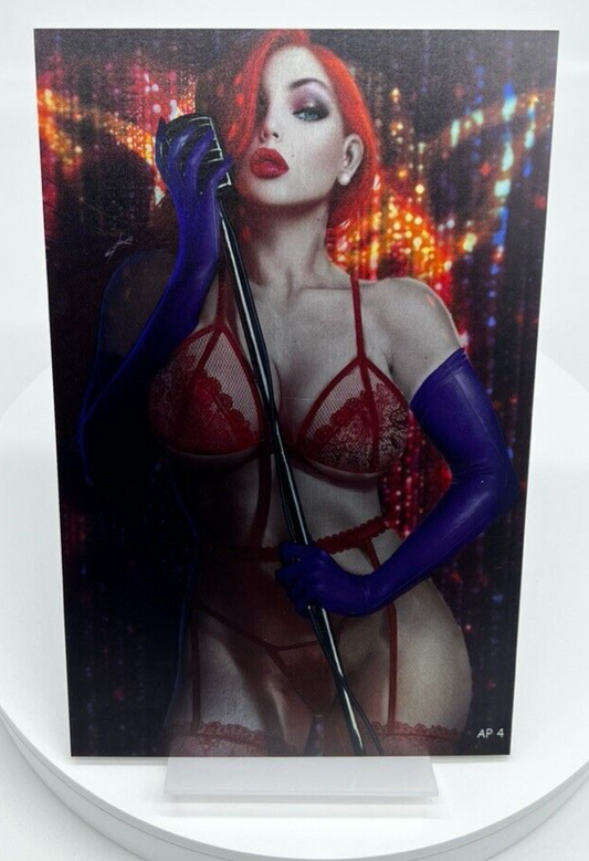 TOTALLY RAD JESSICA RABBIT SHIKARII METAL COVER LIMITED ARTIST EDITION #4/10