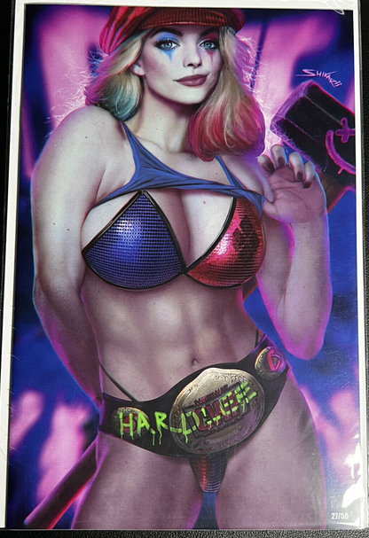 Hardlee Thinn #1 Shikarii Virgin LIMITED EDITION #27 OF #50 COPIES HARLEY QUINN