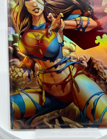 M House Supergirl Alfret Le VIRGIN FOIL LIMITED EDITION TO 20 Melinda's Comics