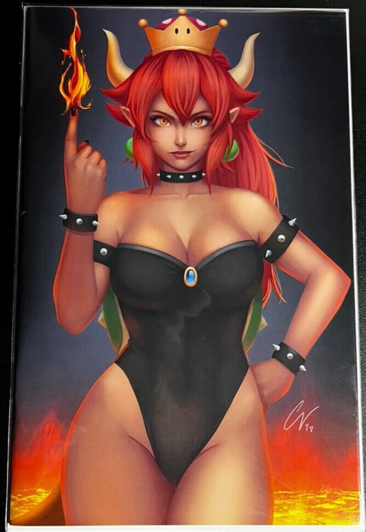 M HOUSE BOWSETTE CARLOS VASS VIRGIN MELINDA'S COMICS SUPER MARIO BROS BOWSER