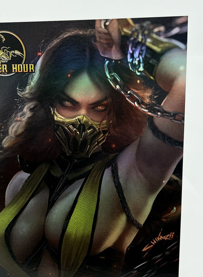 Power Hour Scorpiona Shikarii Preview FOIL Limited Edition #7/20 Mortal Kombat