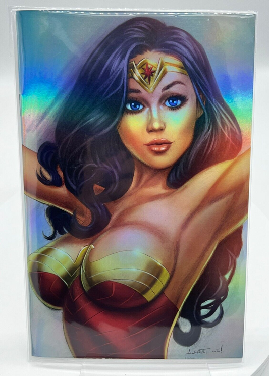 M House Wonder Woman Alfret Le Foil Virgin MELINDAS COMICS