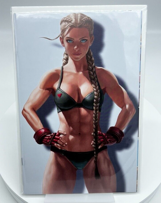 STREET FIGHTER SWIMSUIT SPECIAL 1 CAMMY WHITE BKGRND IVAN TALAVERA  LTD #55/300