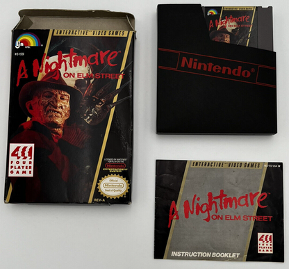 Nightmare on Elm Street Nintendo NES 1990 COMPLETE IN BOX CIB RETRO VIDEO GAME