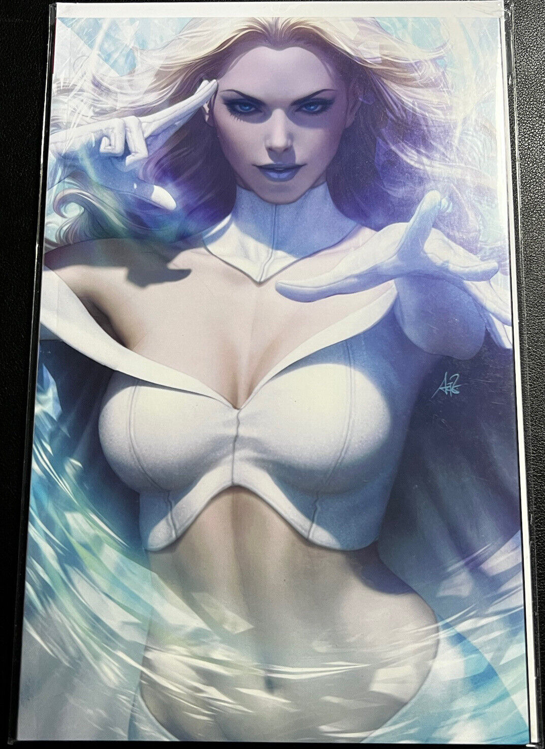 Marvel Comics #1000 White Queen Virgin Artgerm 80TH ANNIVERSARY X-MEN EMMA FROST