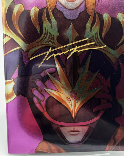 POWER RANGERS UNLIMITED COINLESS 1 JENNY FRISON VIRGIN FOIL SIGNED SDCC #204/400