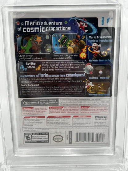 Super Mario Galaxy Video Game Nintendo Wii 2007 NEW SEALED GRADED 9.4 WATA