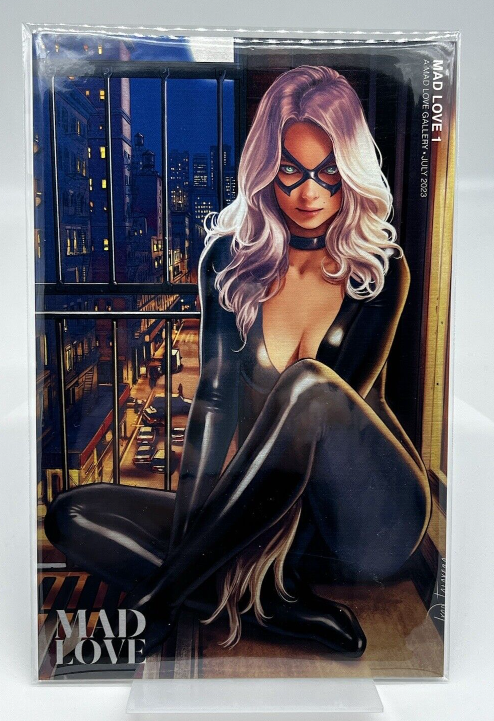 Mad Love #1 BLACK CAT IVAN TALAVERA DOUBLE METAL COVER LIMITED EDITION #10/10