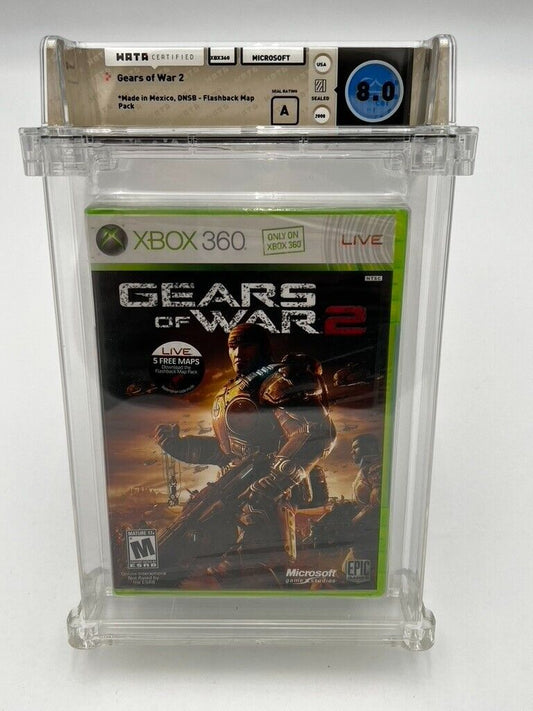 Gears of War 2 (Microsoft Xbox 360, 2008) - SEALED GRADED WATA 8.0