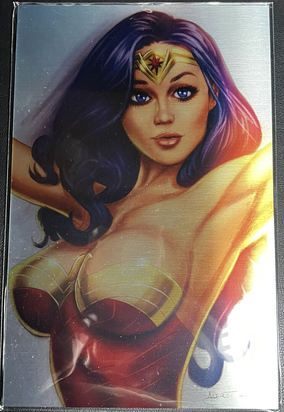 M House Wonder Woman Alfret Le METAL LIMITED EDITION ARTIST PROOF #2/10 MELINDAS