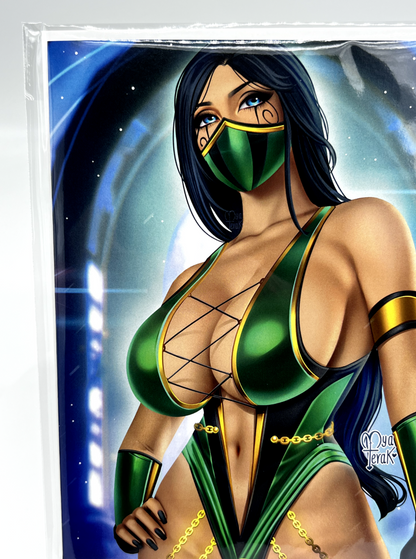 Totally Rad Mortal Kombat Jade MYA TERAK Virgin LIMITED EDITION 20 COPIES