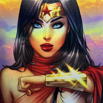 Power Hour #2 Wonder Woman Princess Of Power EBAS VIRGIN FOIL LIMITED #5/20