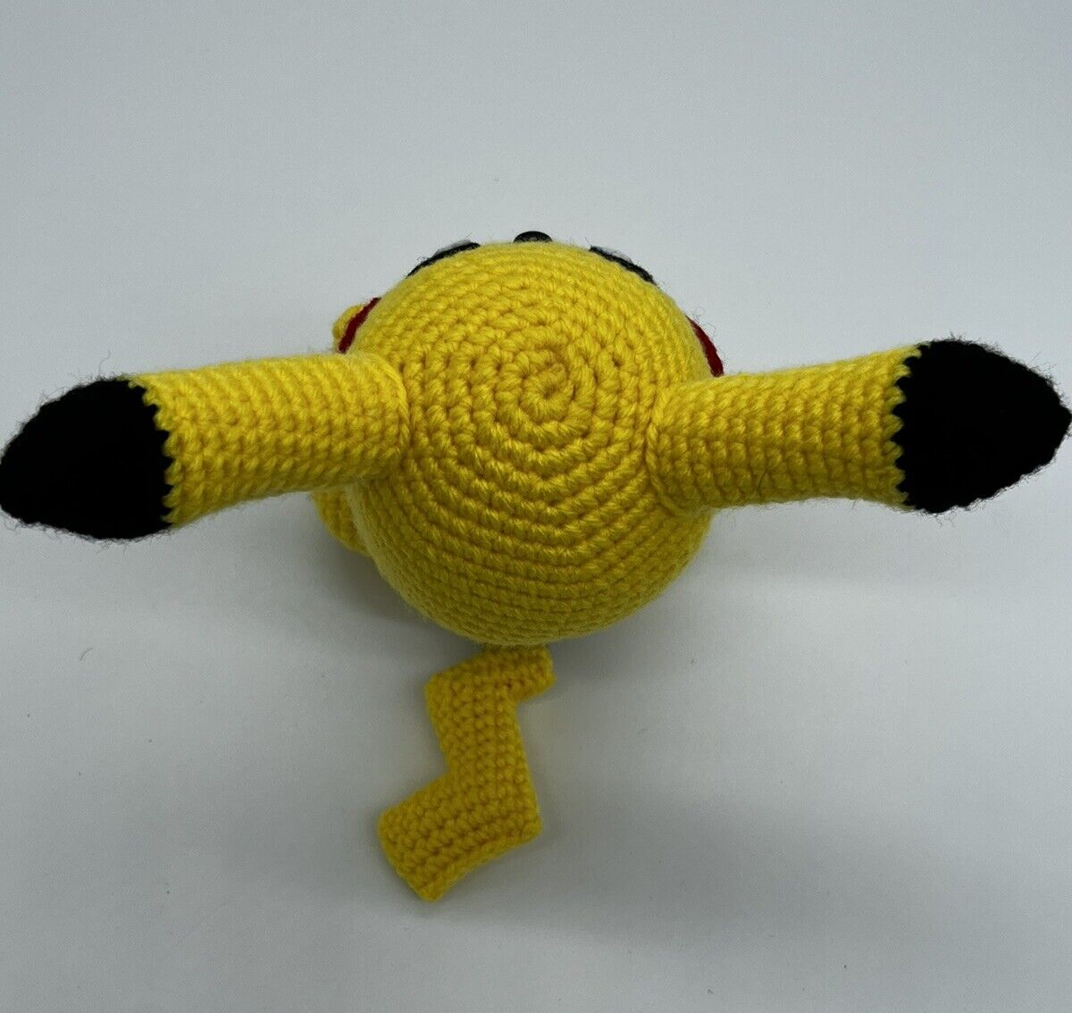 POKEMON PIKACHU KNITTED CROTCHET STUFFED ANIMAL AMIGURUMI HANDMADE PLUSHIE TOY