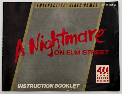 Nightmare on Elm Street Nintendo NES 1990 COMPLETE IN BOX CIB RETRO VIDEO GAME