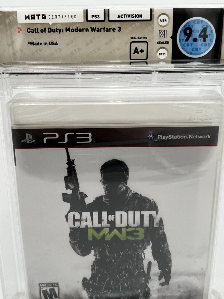 Call of Duty Modern Warfare 3 Playstation 3 NEW SEALED GRADED WATA 9.4 MW3 PS3