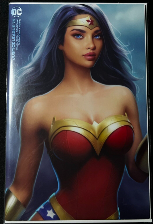 JUSTICE LEAGUE #75 WONDER WOMAN WILL JACK VIRGIN LIMITED EDITION TO 1500 DC