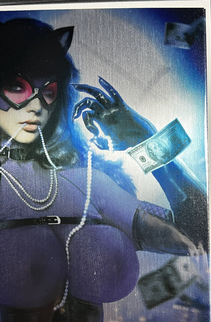 Totally Rad Catwoman Shikarii Metal LIMITED EDITION NOBLE AP ARTIST PROOF #9/10