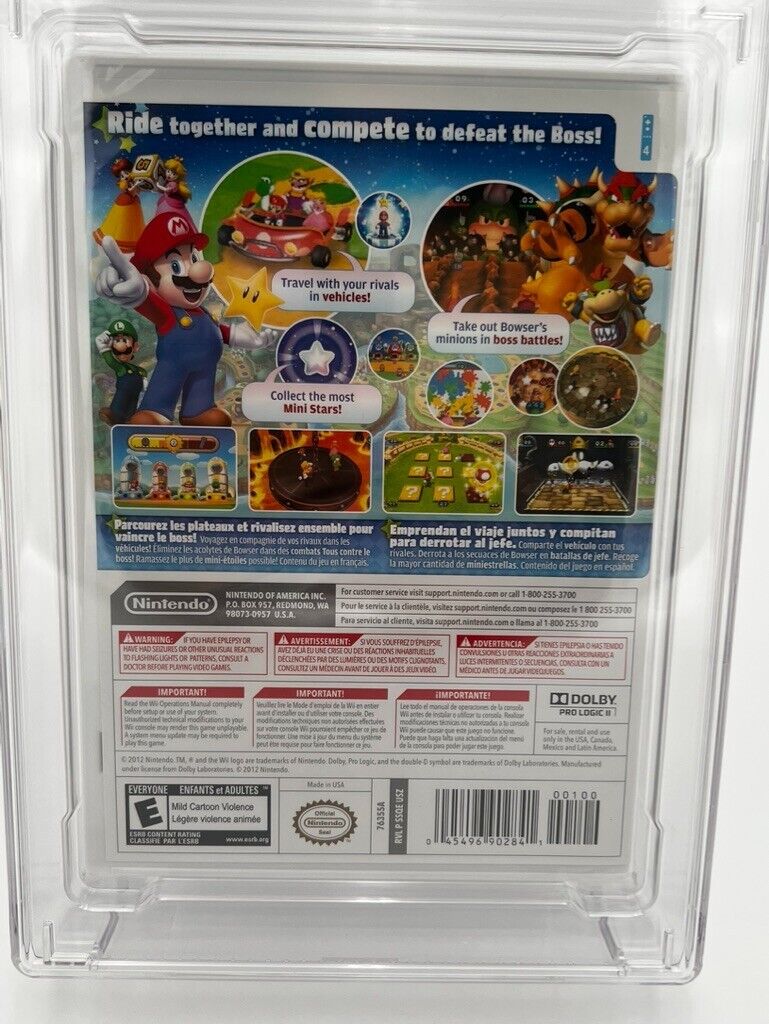 Mario Party 9 Nintendo Wii NEW SEALED GRADED CGC 9.2 VIDEO GAME WATA SUPER BROS