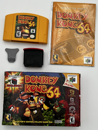 Donkey Kong 64 Complete in Box for Nintendo 64 (N64) CIB RETRO VIDEO GAME