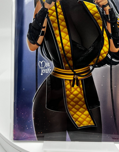 TOTALLY RAD SCORPION MYA TERAK MORTAL KOMBAT VIRGIN LIMITED EDITION 50