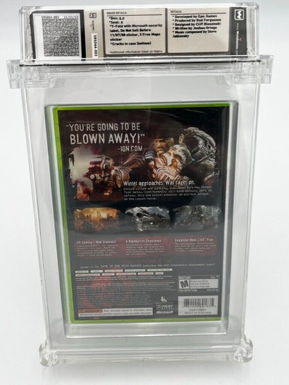 Gears of War 2 (Microsoft Xbox 360, 2008) - SEALED GRADED WATA 8.0