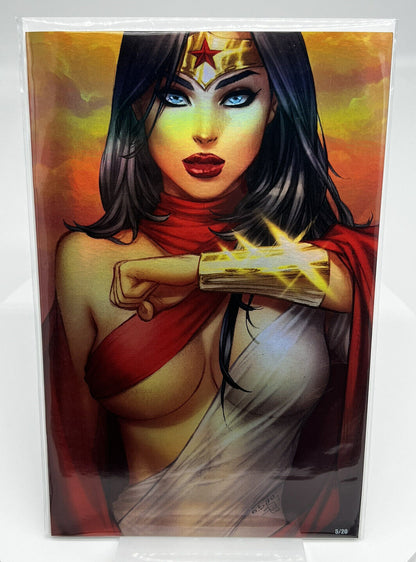 Power Hour #2 Wonder Woman Princess Of Power EBAS VIRGIN FOIL LIMITED #5/20