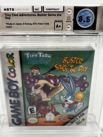 Tiny Toon Adventures Buster Saves The Day Gameboy Color SEALED GRADED WATA 8.5