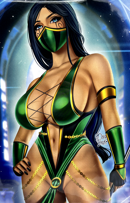 Totally Rad Mortal Kombat Jade MYA TERAK Virgin LIMITED EDITION 20 COPIES