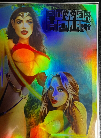 POWER HOUR #2 GONE ROGUE WONDER WOMAN SIDNEY AUGUSTO FOIL LIMITED #5/20 COPIES