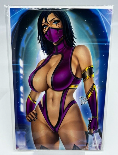 Totally Rad Mortal Kombat Jade MYA MILEENA Virgin LIMITED EDITION 20 COPIES