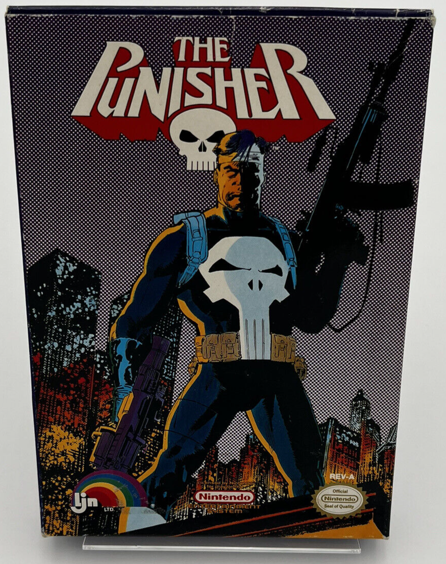 The Punisher Nintendo NES COMPLETE IN BOX CIB RETRO VIDEO GAME FRANK CASTLE