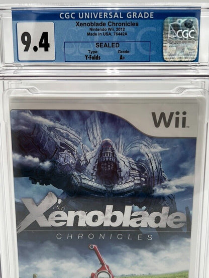 Xenoblade Chronicles Video Game for Nintendo Wii 2012 New Sealed Graded CGC 9.4