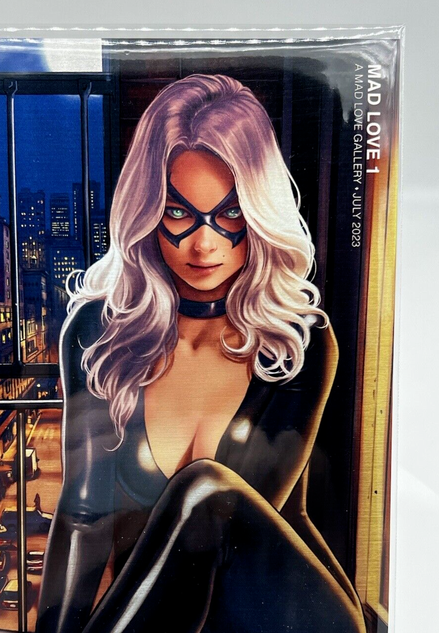 Mad Love #1 BLACK CAT IVAN TALAVERA DOUBLE METAL COVER LIMITED EDITION #10/10