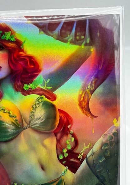 Totally Rad Poison Ivy Shikarii FOIL LIMITED EDITION ARTIST PROOF NOBLE #8/10