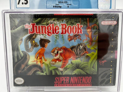 The Jungle Book Super Nintendo SEALED GRADED CGC 7.5 NEW RETRO VIDEO GAME