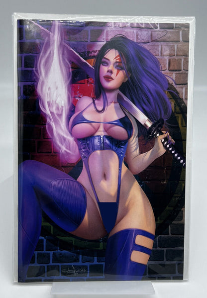 Faros Lounge Psylocke Sidney Augusto Virgin LIMITED EDITION 50 COPIES X-MEN