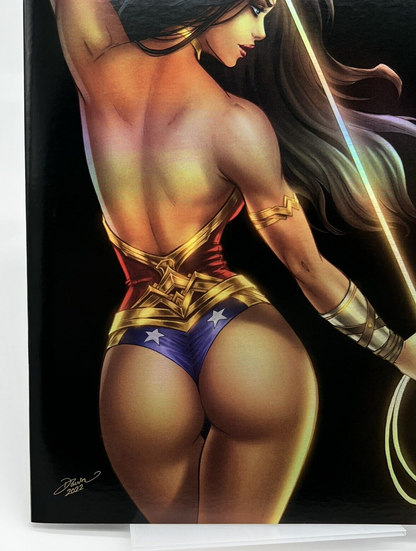 POWER HOUR #1 WONDER WOMAN DAWN MCTEIGUE VIRGIN FOIL LIMITED EDITION #9/10